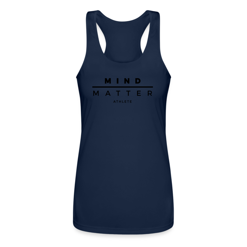 MM Athlete- Women’s Performance Racerback Tank Top - navy