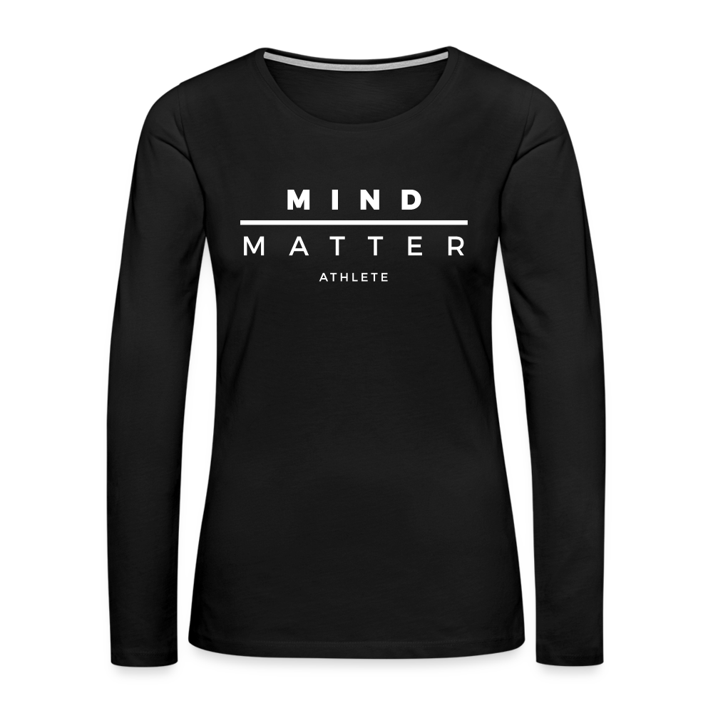 MM Athlete- Women's Premium Long Sleeve T-Shirt - black