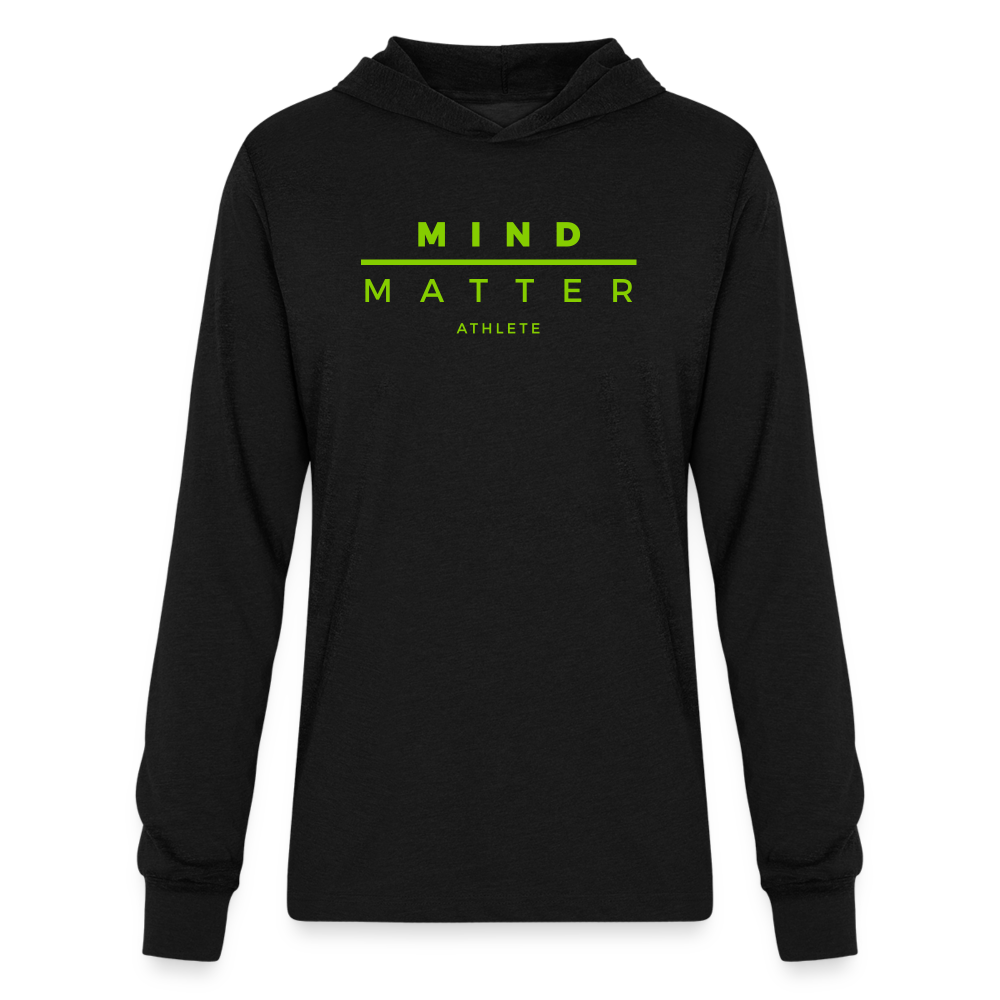 MM Athlete Green- Unisex Long Sleeve Hoodie Shirt - black