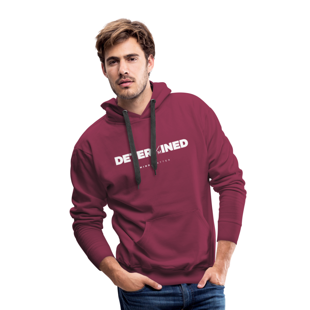 Determined- Men’s Premium Hoodie - burgundy