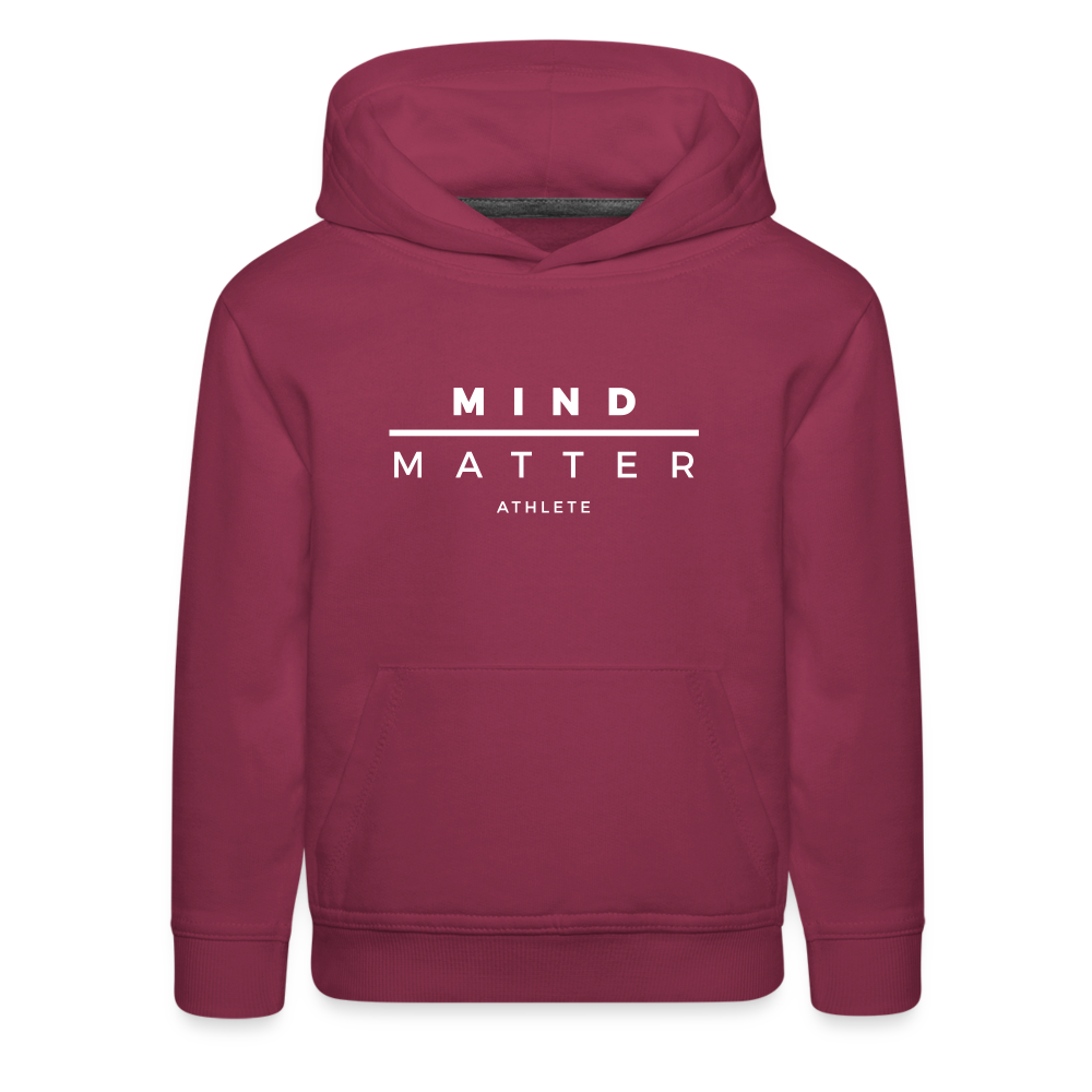 MM Athlete- Kids‘ Premium Hoodie - burgundy