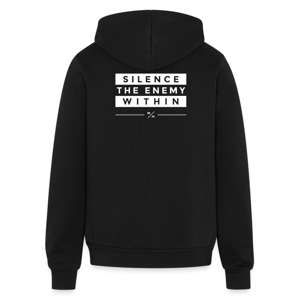 MM Athlete - Bella + Canvas Unisex Full Zip Hoodie - black
