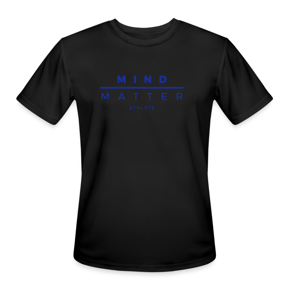 MM Athlete Blue- Men’s Moisture Wicking Performance T-Shirt - black