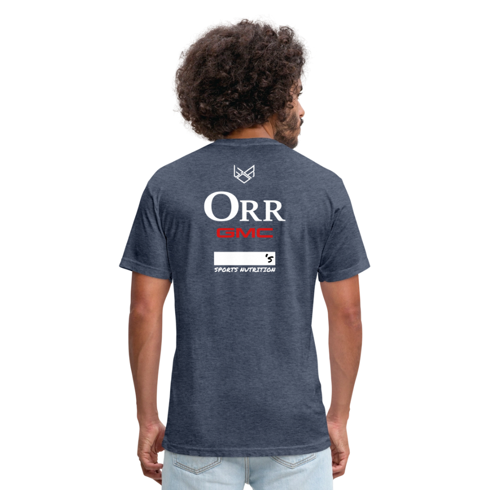 Legacy Racing Sponsors - Fitted Cotton/Poly T-Shirt by Next Level - heather navy