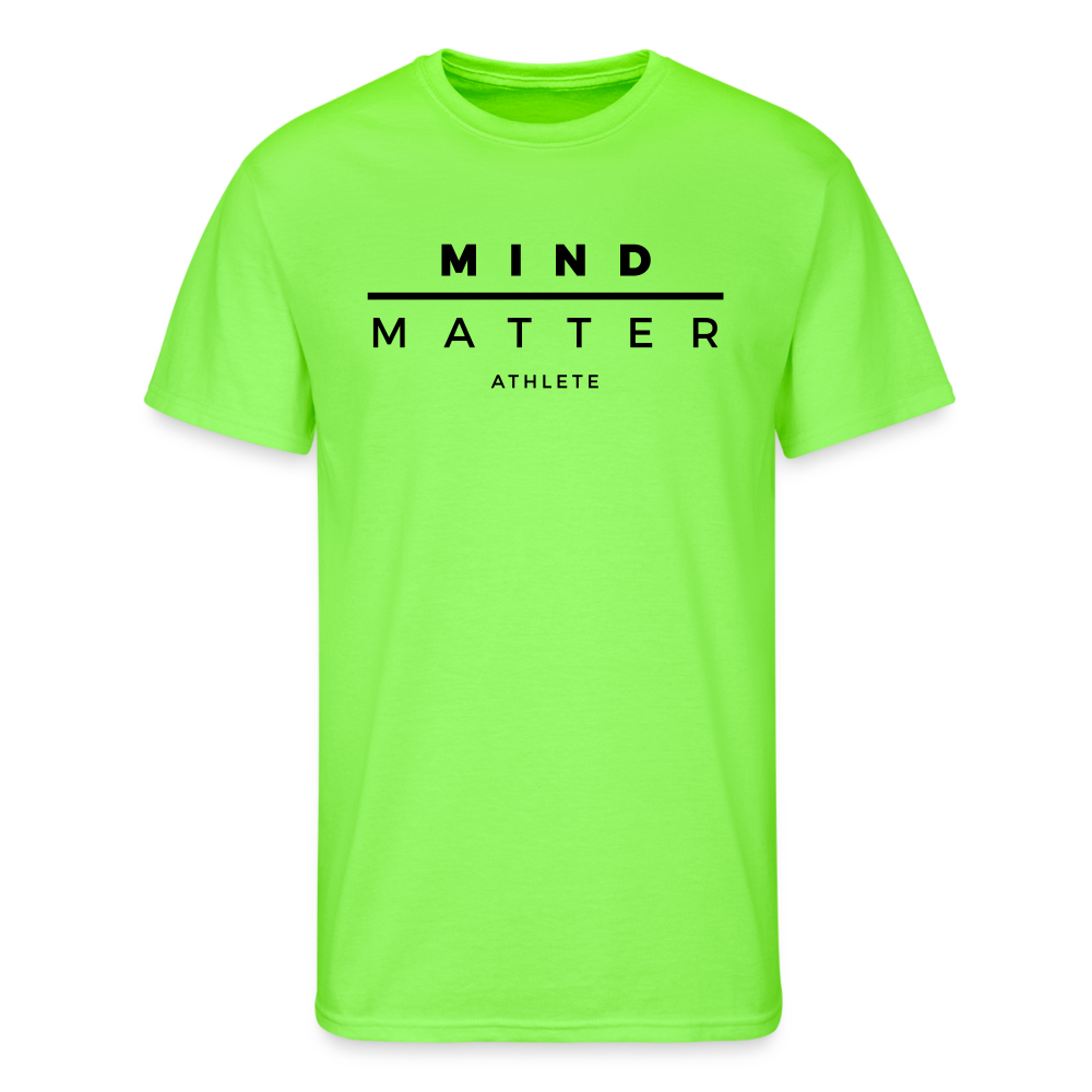 MM Athlete - Men’s 50/50 perfromance T-Shirt - neon green