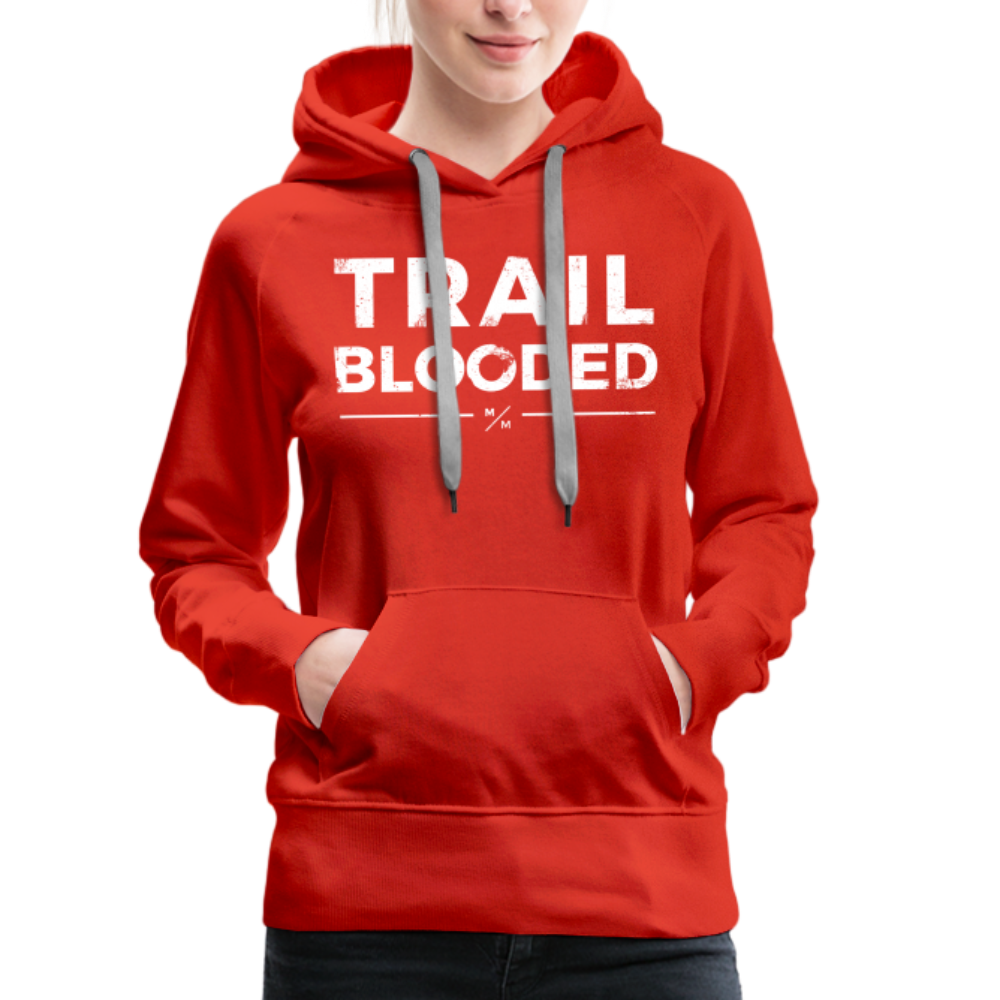 Trail Blooded- Women’s Premium Hoodie - red