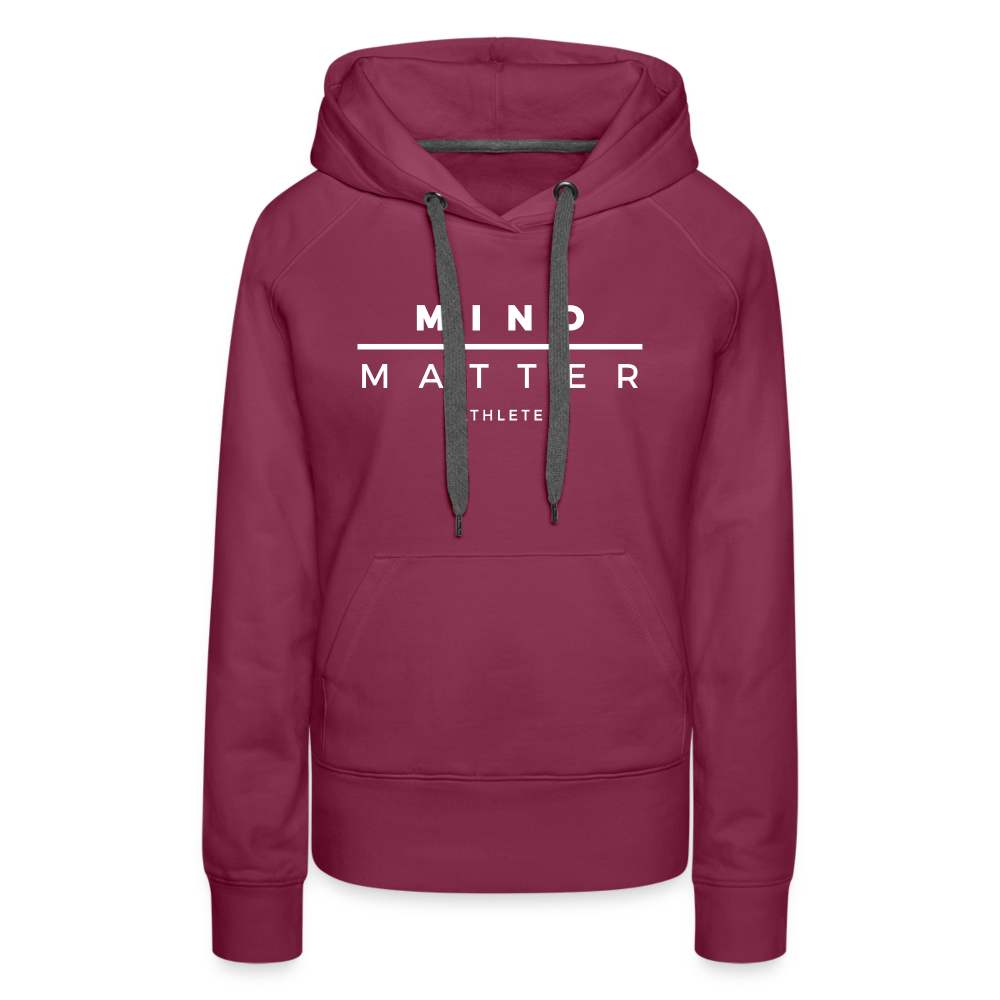 MM Athlete- Women’s Premium Hoodie - burgundy