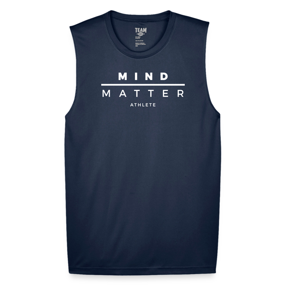 MM Athlete - Men's Zone Performance Muscle T-Shirt - dark navy