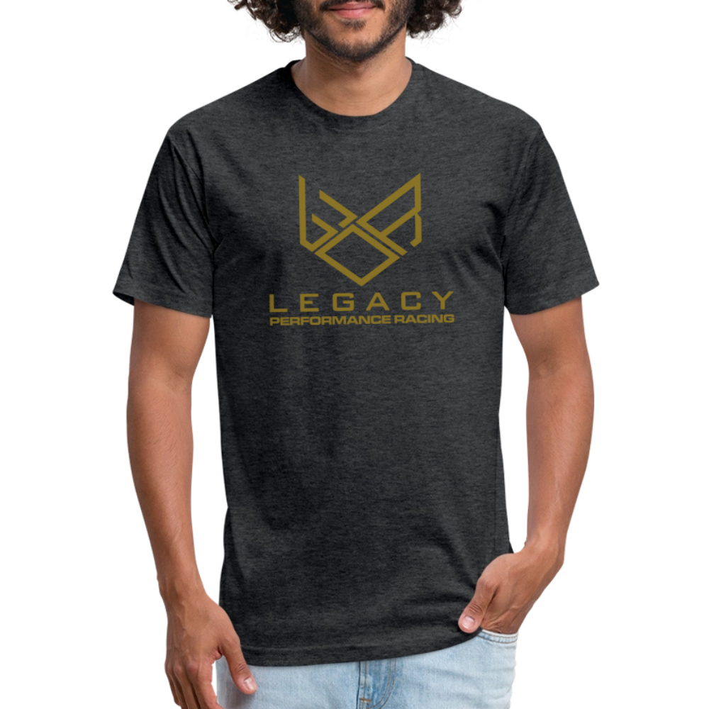 Legacy Racing Sponsors - Fitted Cotton/Poly T-Shirt by Next Level - heather black