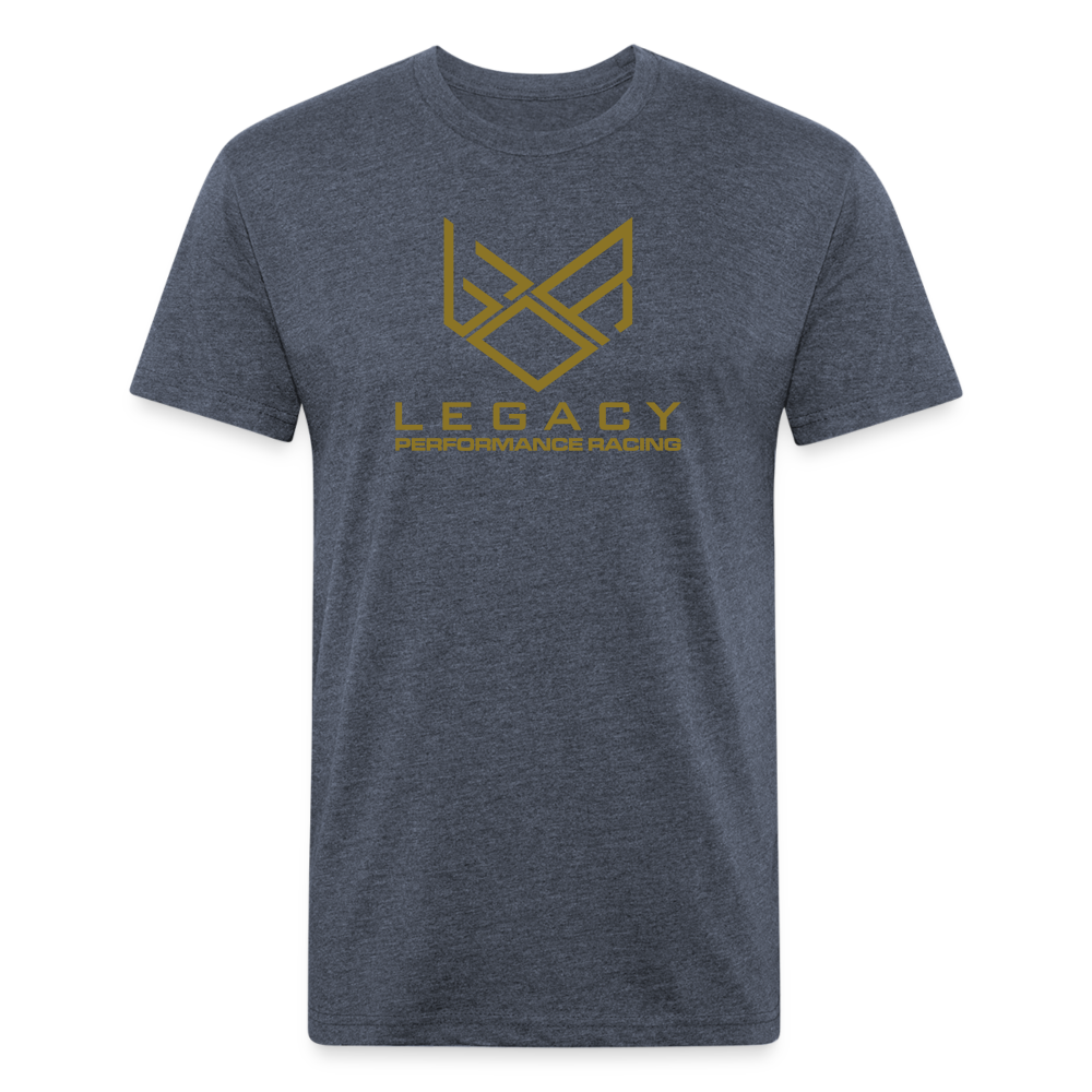 Legacy Racing Sponsors - Fitted Cotton/Poly T-Shirt by Next Level - heather navy