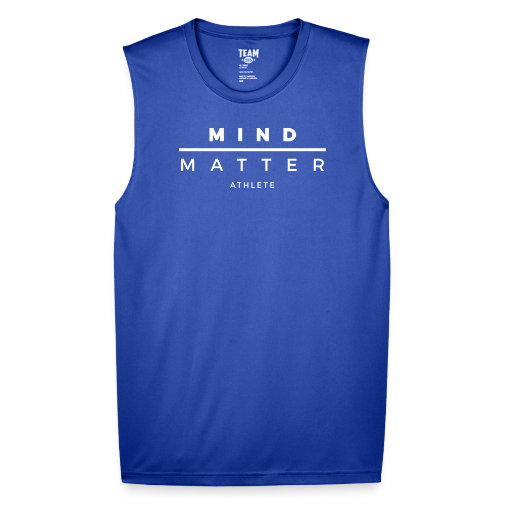 MM Athlete - Men's Zone Performance Muscle T-Shirt - royal blue