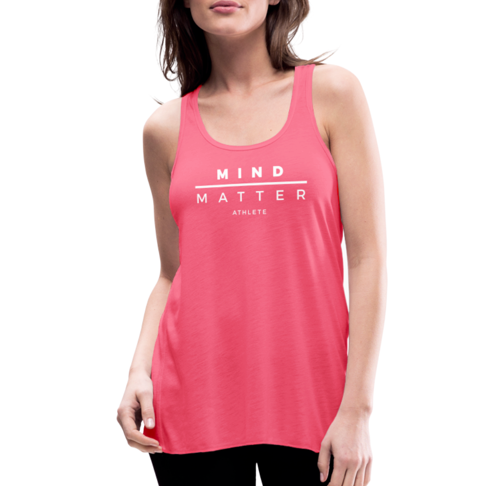 MM Athlete- Women's Flowy Tank Top - neon pink