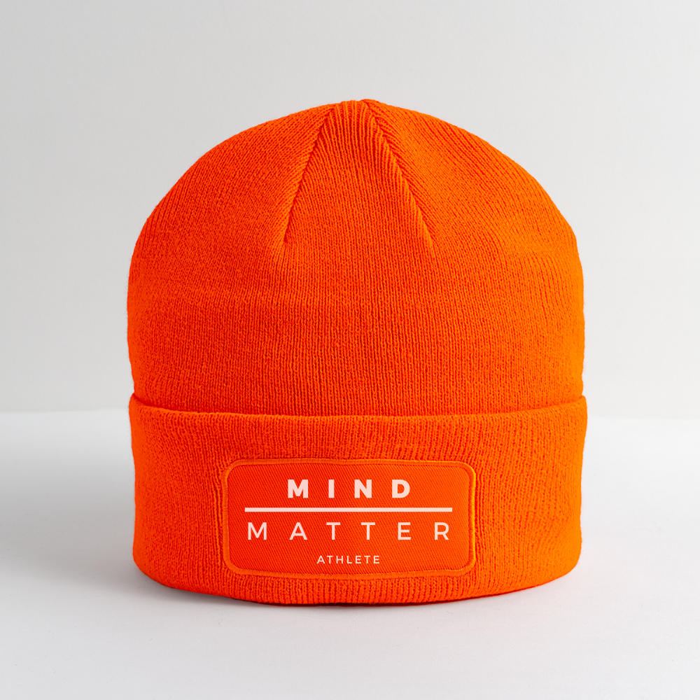 MM Athlete - Patch Beanie - neon orange