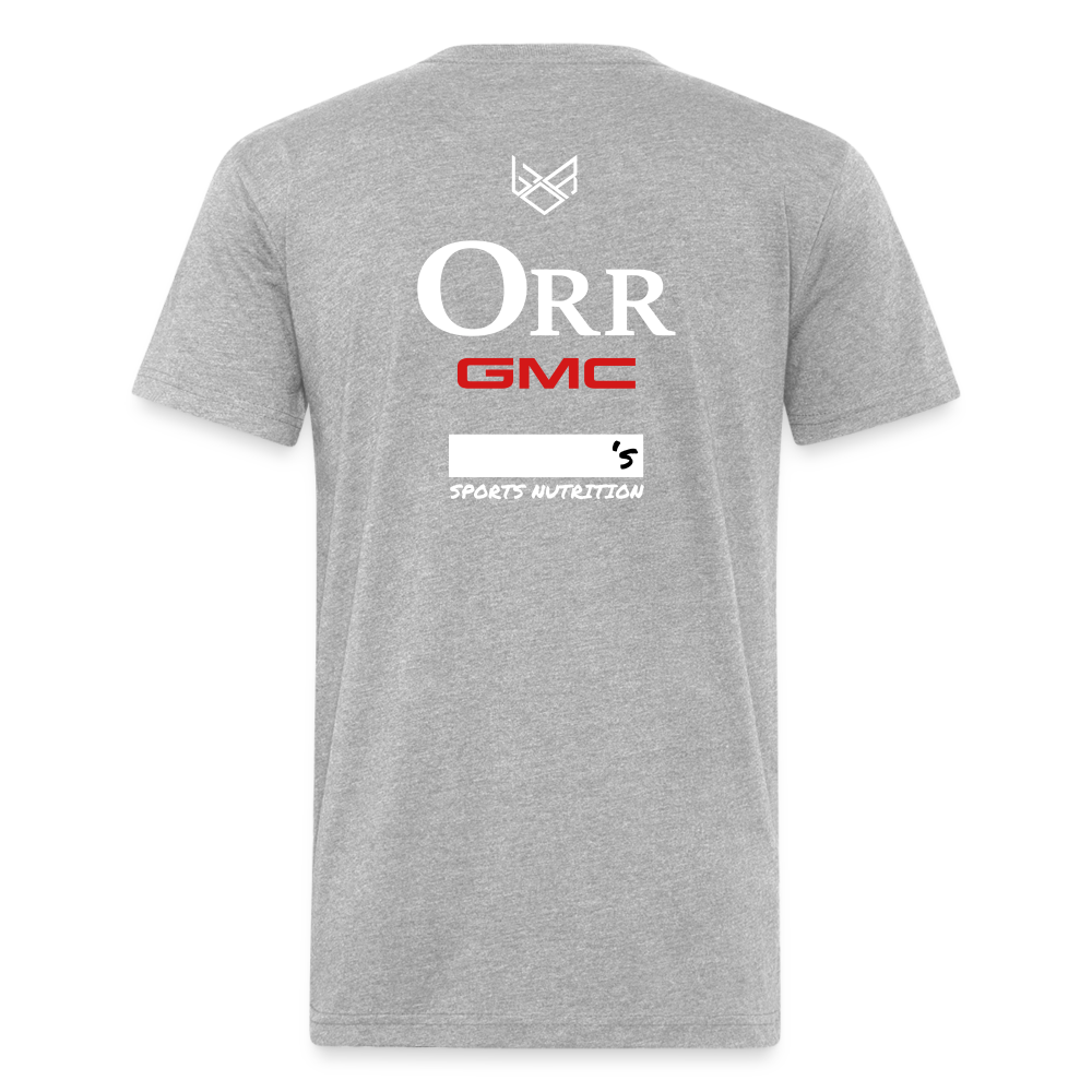 Legacy Racing Sponsors - Fitted Cotton/Poly T-Shirt by Next Level - heather gray