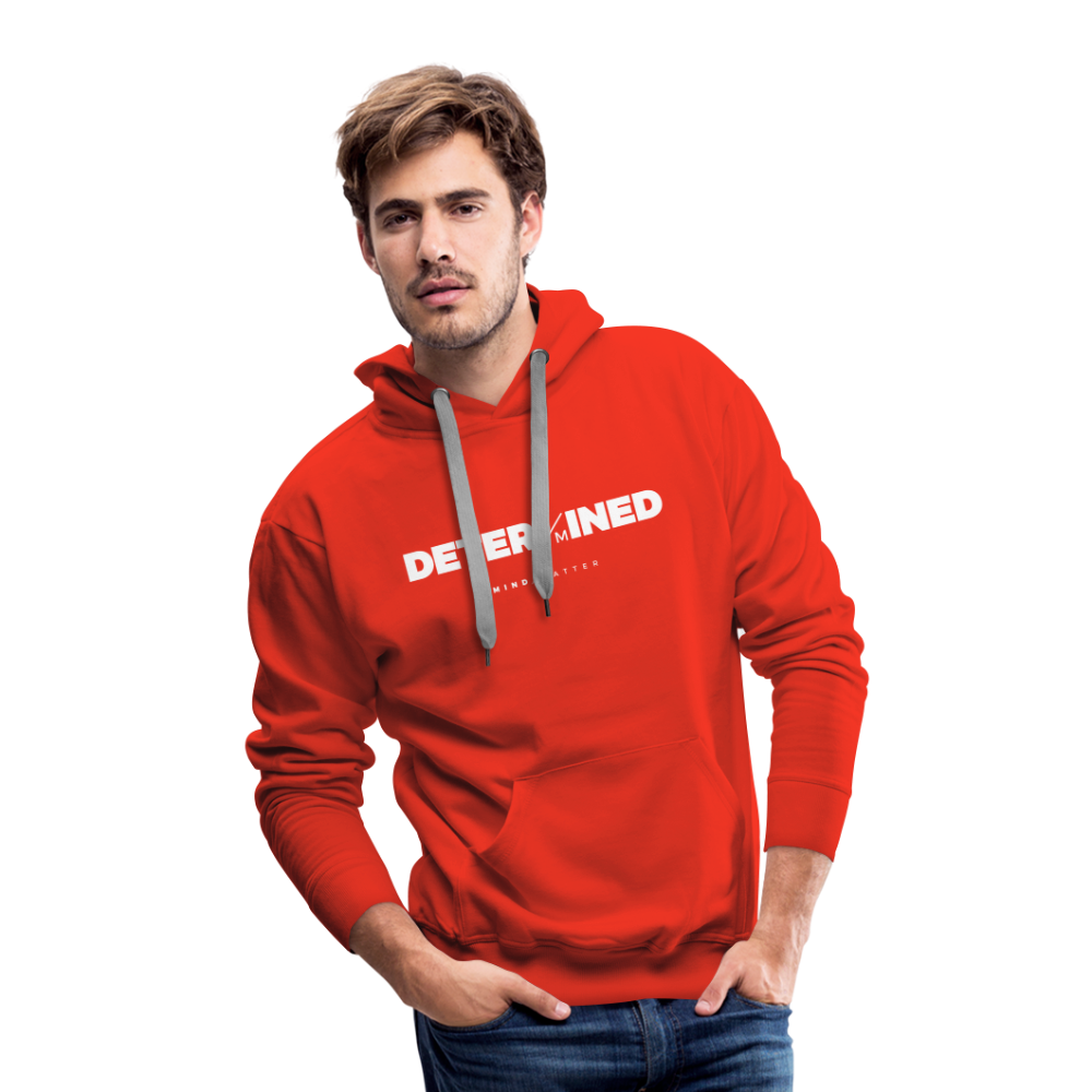 Determined- Men’s Premium Hoodie - red
