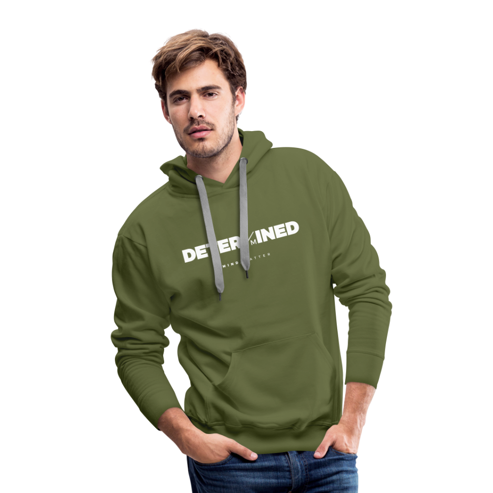 Determined- Men’s Premium Hoodie - olive green