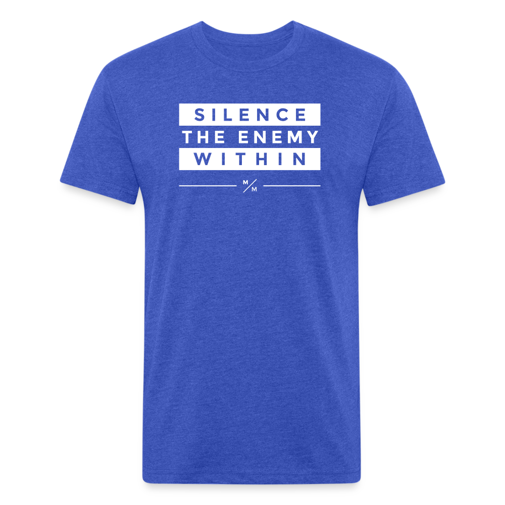 Silence The Enemy- Unisex T-Shirt - heather royal
