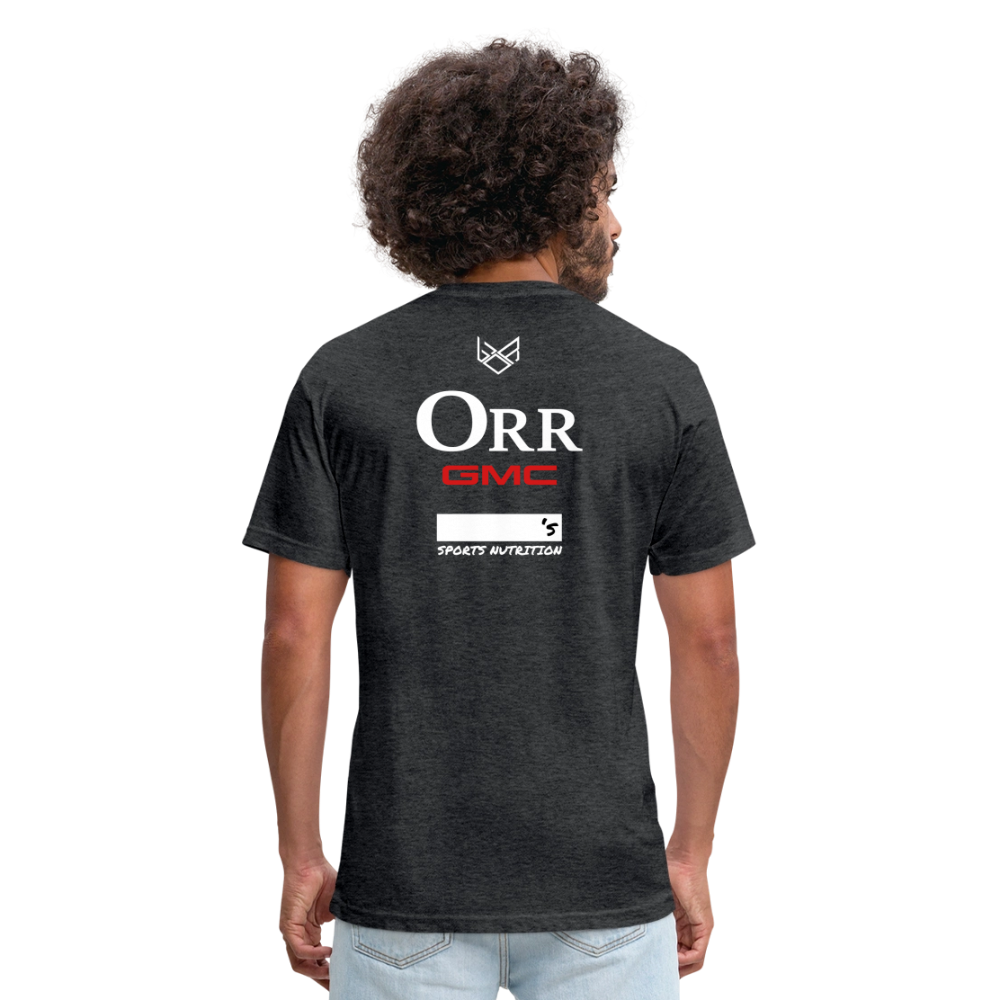 Legacy Racing Sponsors - Fitted Cotton/Poly T-Shirt by Next Level - heather black