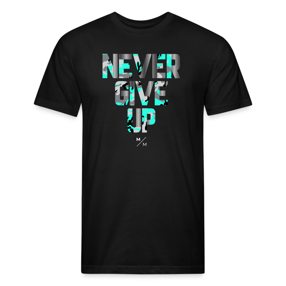 Never Give Up- Unisex T-Shirt - black