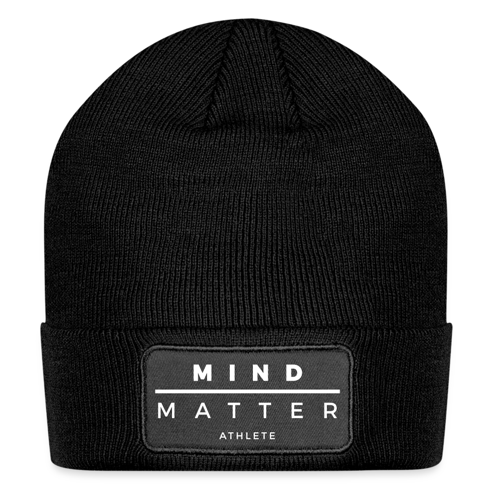 MM Athlete - Patch Beanie - black