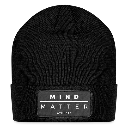 MM Athlete - Patch Beanie - black