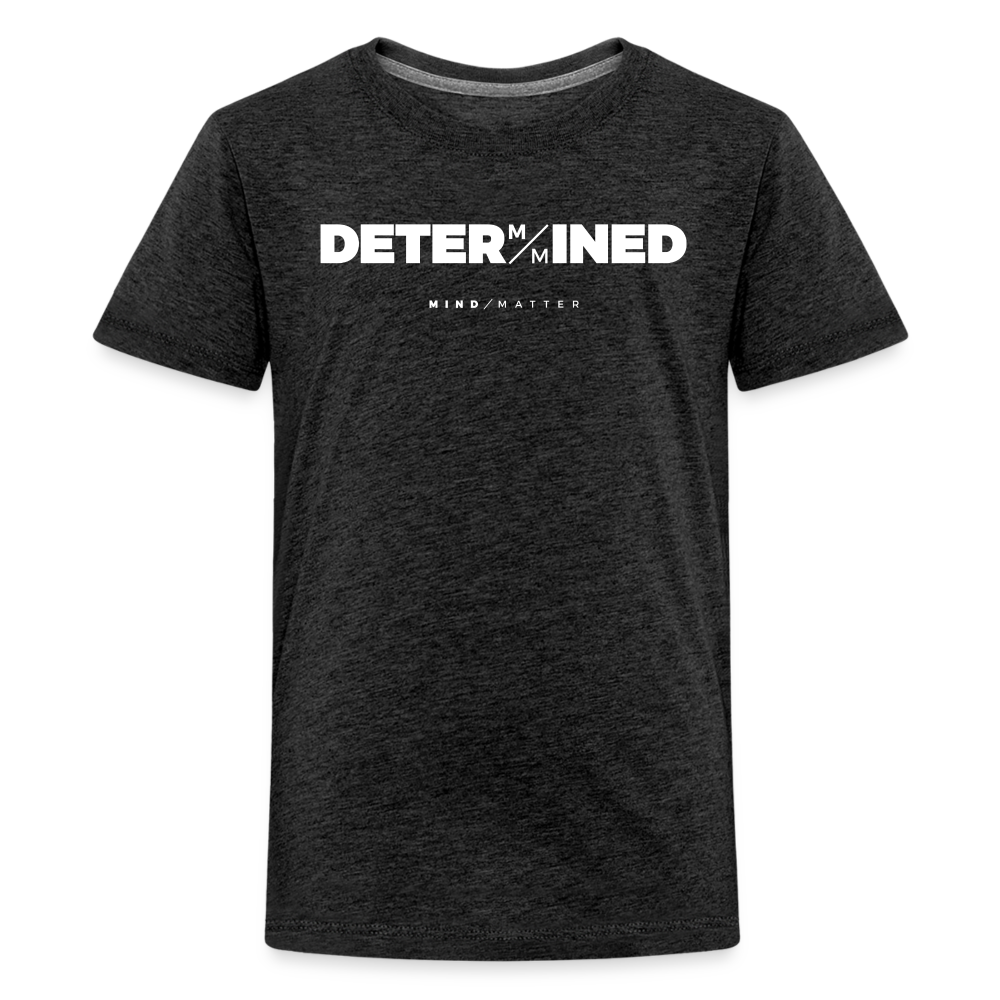Determined- Kids' Premium T-Shirt - charcoal grey