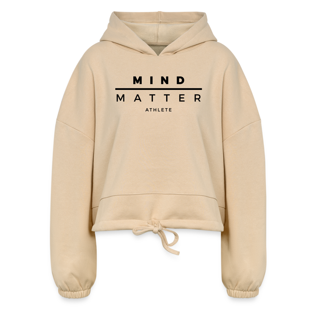 MM Athlete - Women’s Cropped Hoodie - nude