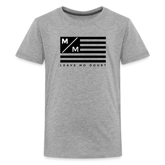 MM Flag LND- Kids' Premium T-Shirt - heather gray