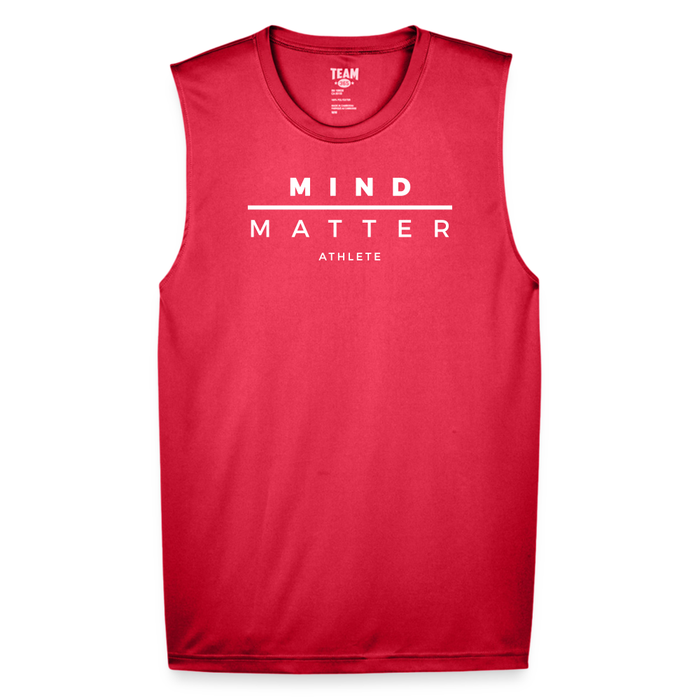 MM Athlete - Men's Zone Performance Muscle T-Shirt - red