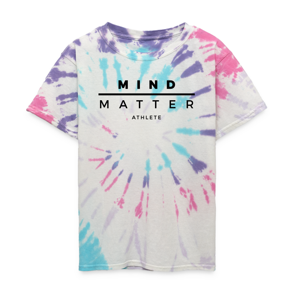 MM Athlete - Kid's Tie Dye T-Shirt - Pastel Spiral