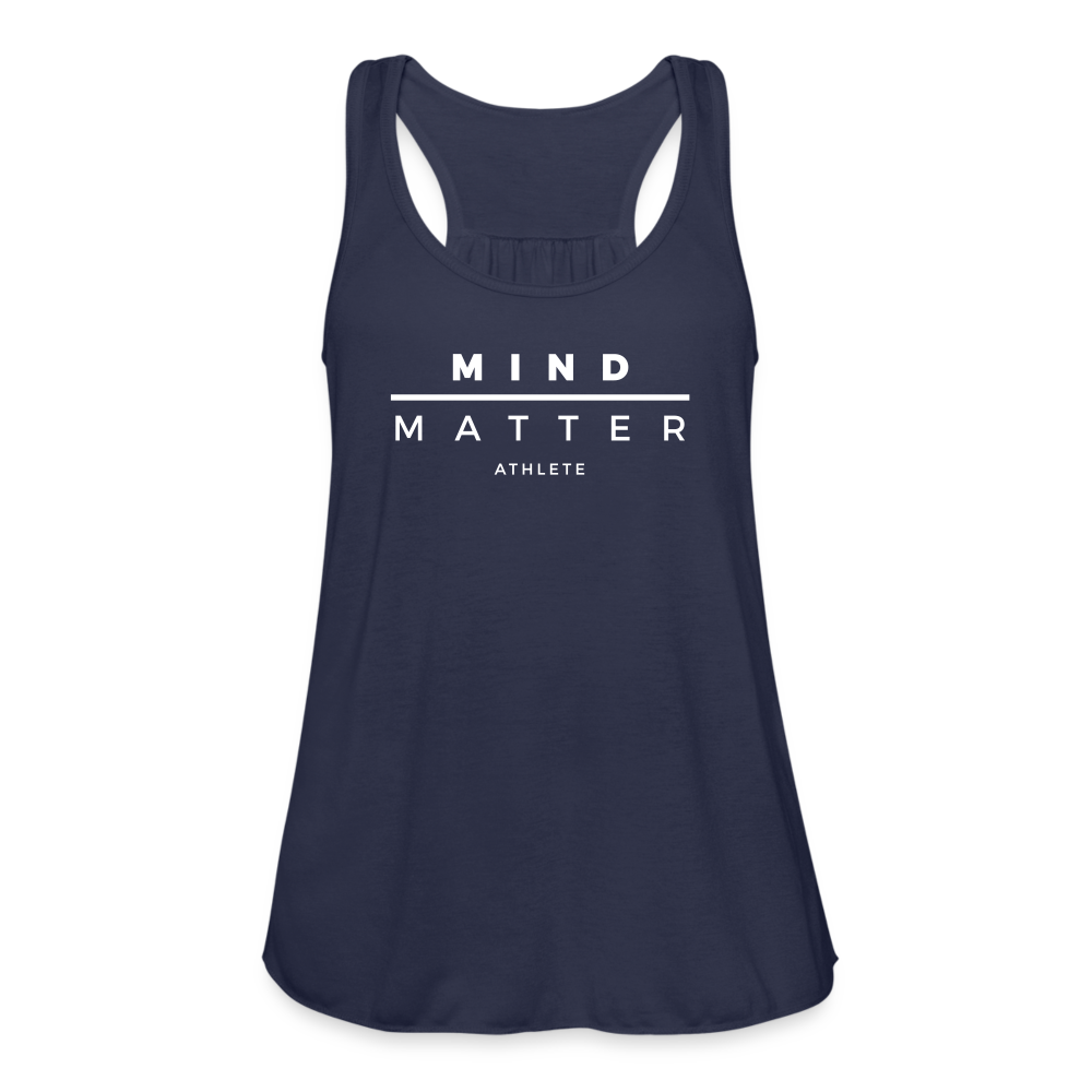 MM Athlete- Women's Flowy Tank Top - navy