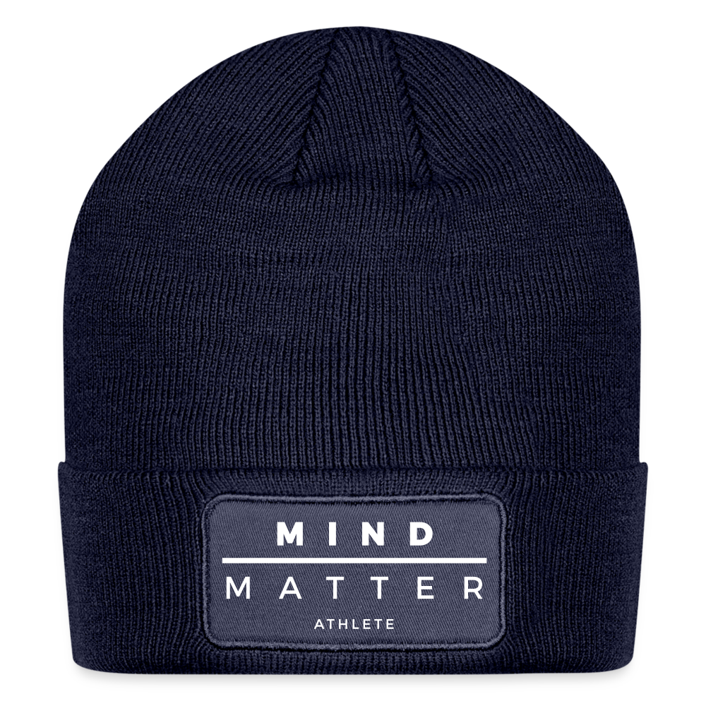 MM Athlete - Patch Beanie - navy