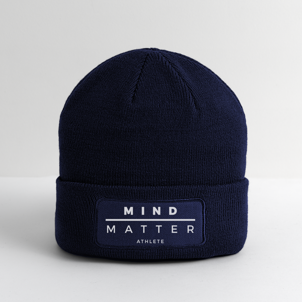 MM Athlete - Patch Beanie - navy