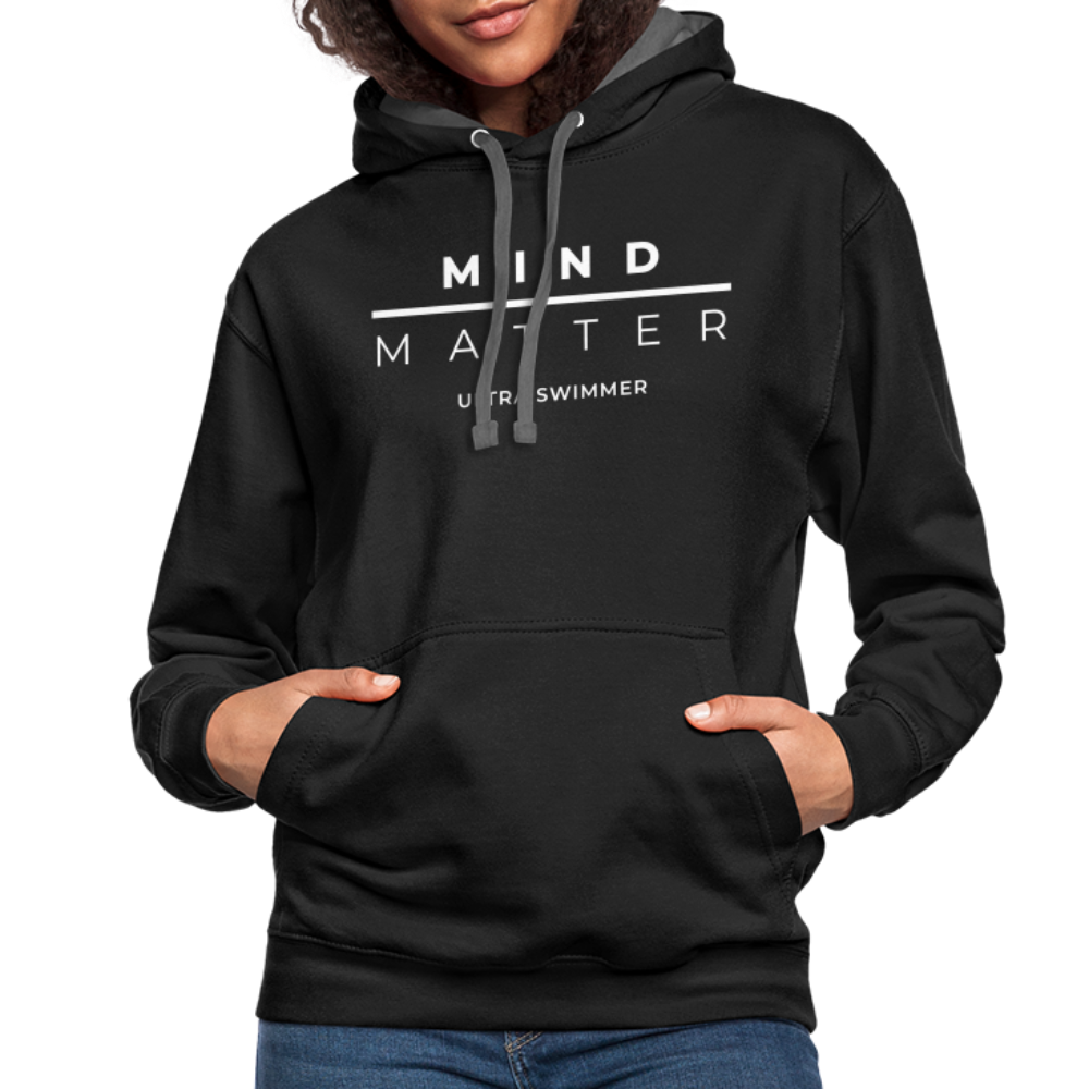 MM Ultra Swimmer - Contrast Hoodie - black/asphalt