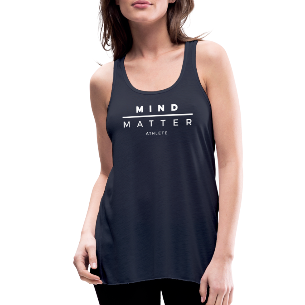 MM Athlete- Women's Flowy Tank Top - navy