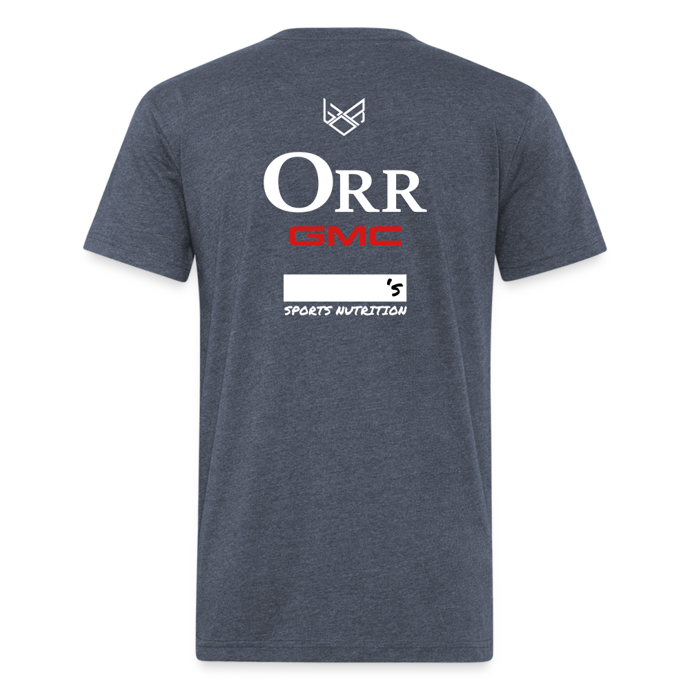 Legacy Racing Sponsors - Fitted Cotton/Poly T-Shirt by Next Level - heather navy