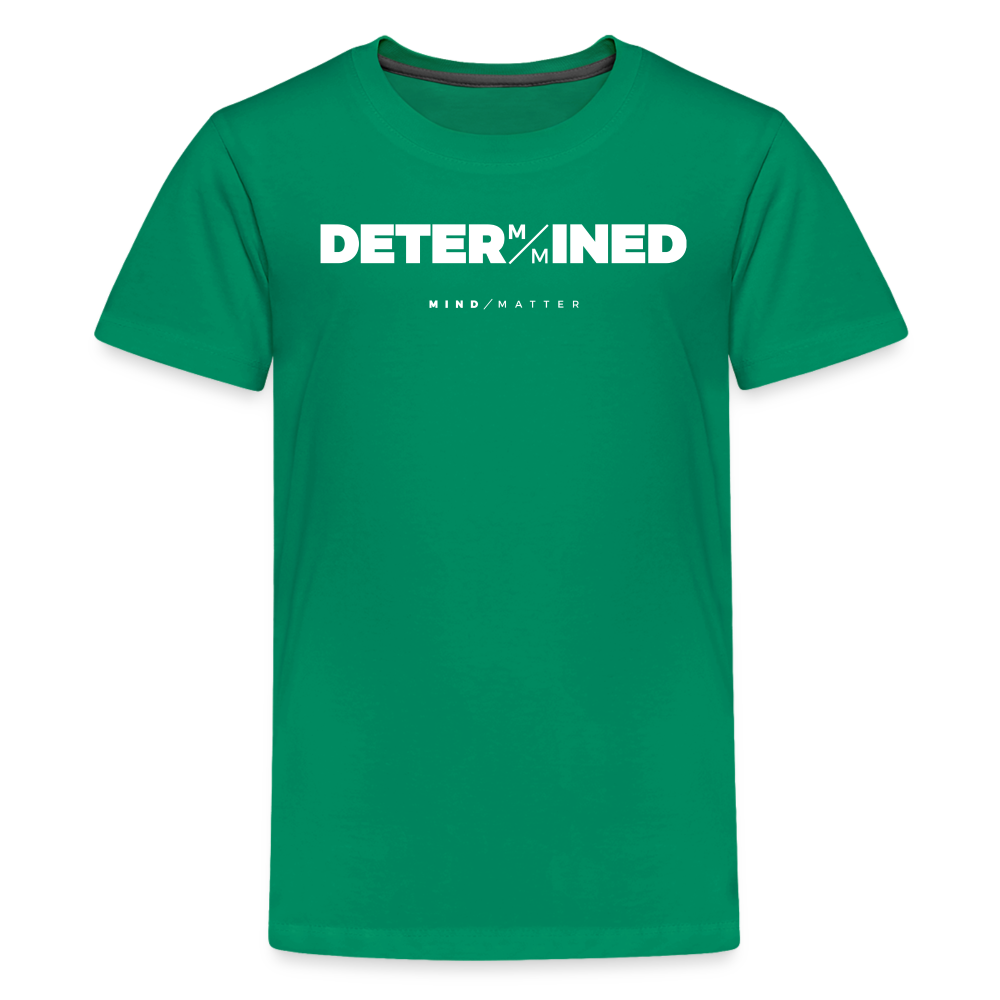 Determined- Kids' Premium T-Shirt - kelly green
