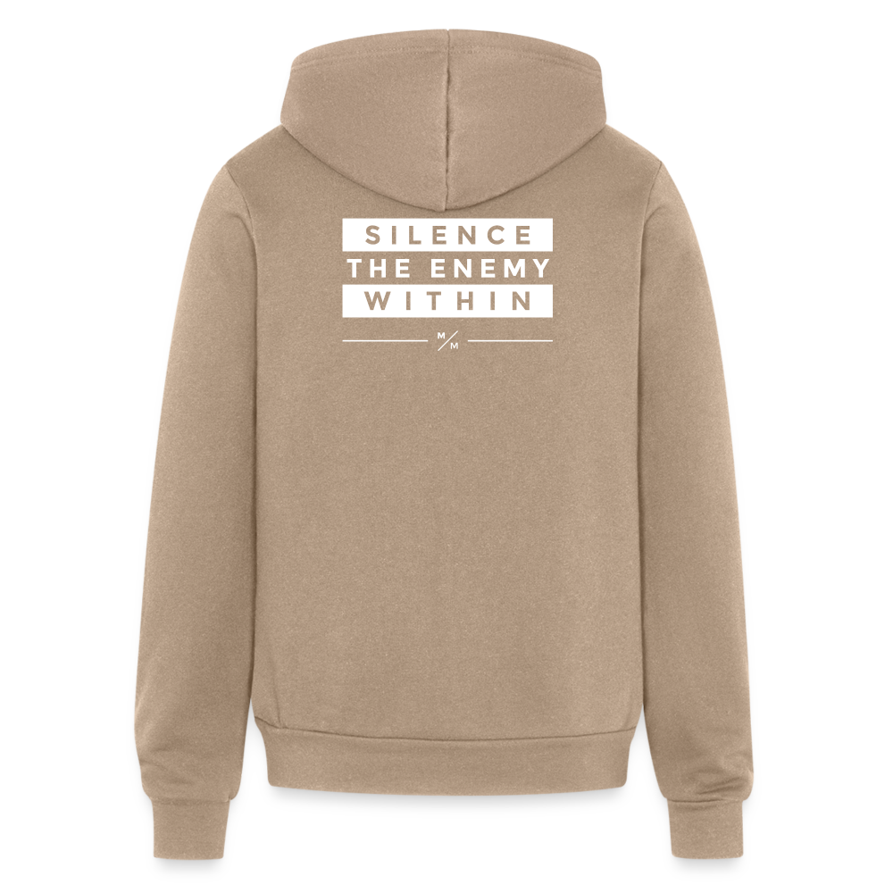 MM Athlete - Bella + Canvas Unisex Full Zip Hoodie - tan