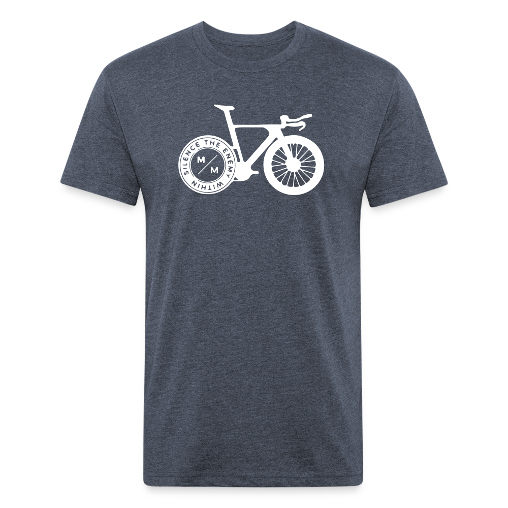 STEW TT Bike- Unisex T-Shirt - heather navy