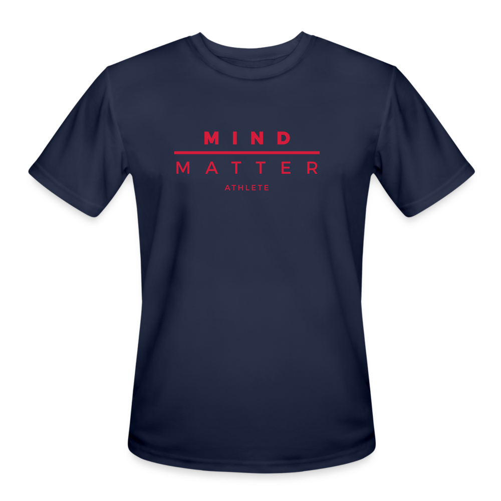 MM Athlete Red- Men’s Moisture Wicking Performance T-Shirt - navy