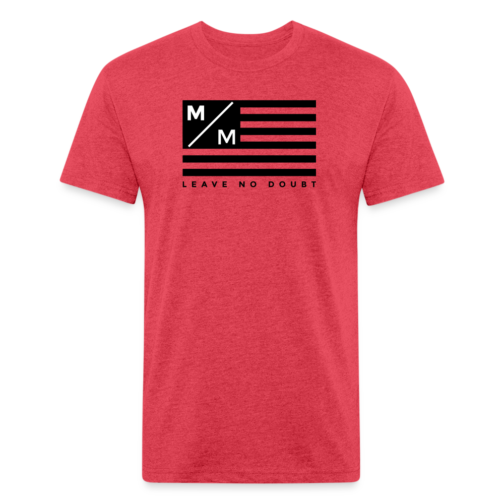 M/M Flag- Unisex T-Shirt - heather red