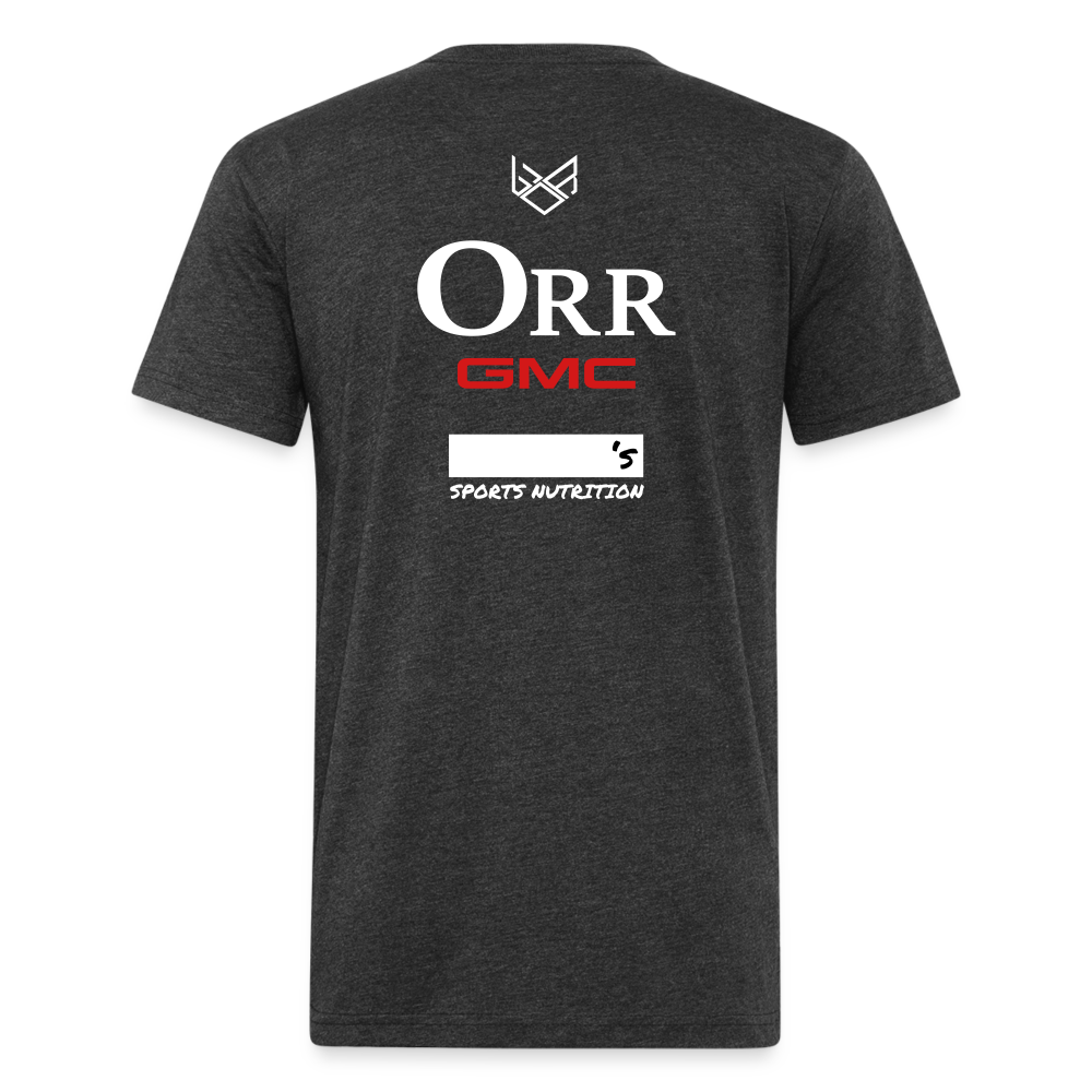 Legacy Racing Sponsors - Fitted Cotton/Poly T-Shirt by Next Level - heather black