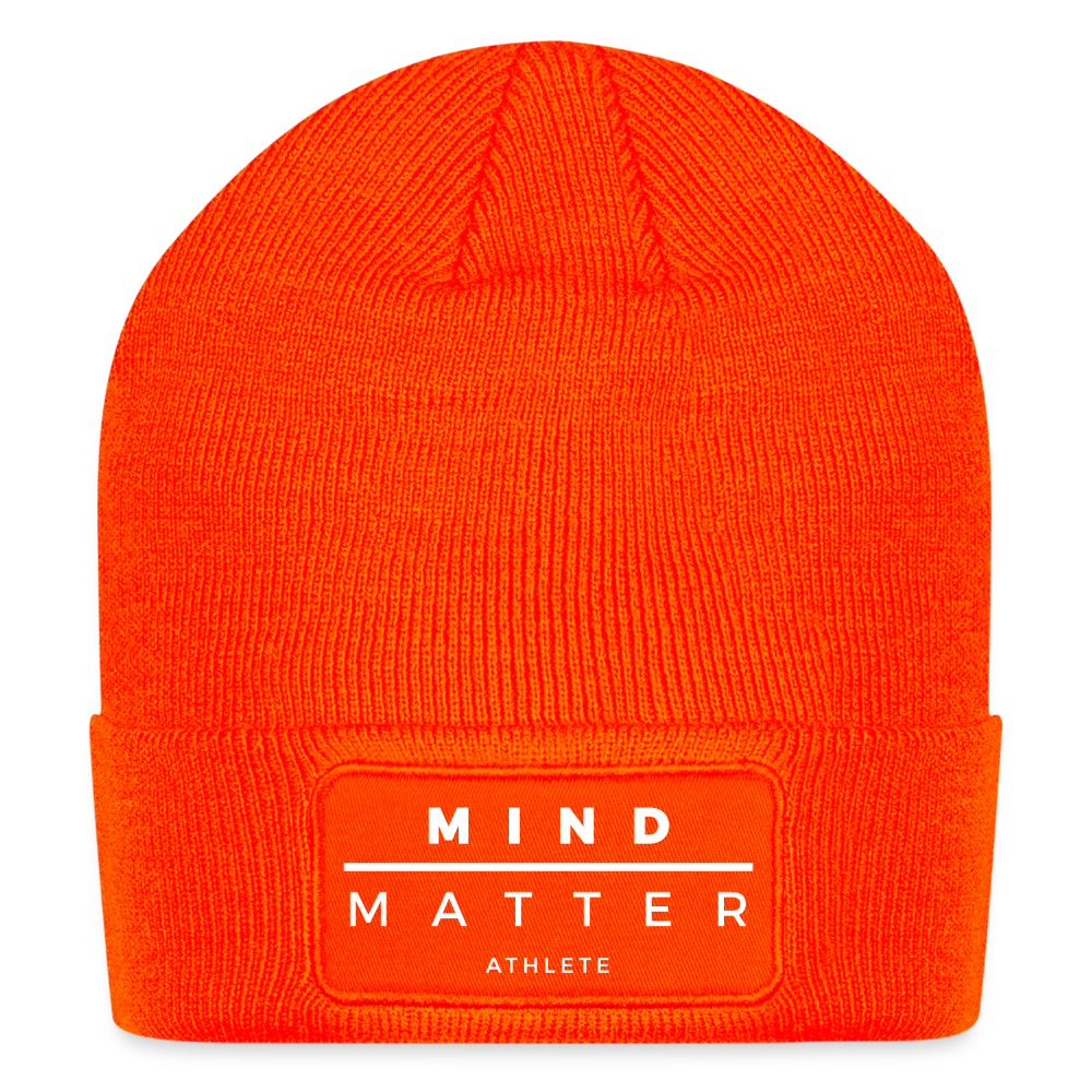 MM Athlete - Patch Beanie - neon orange