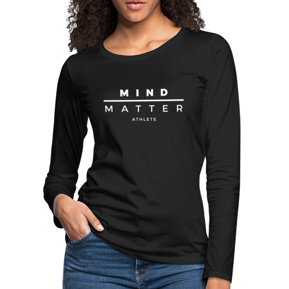 MM Athlete- Women's Premium Long Sleeve T-Shirt - black