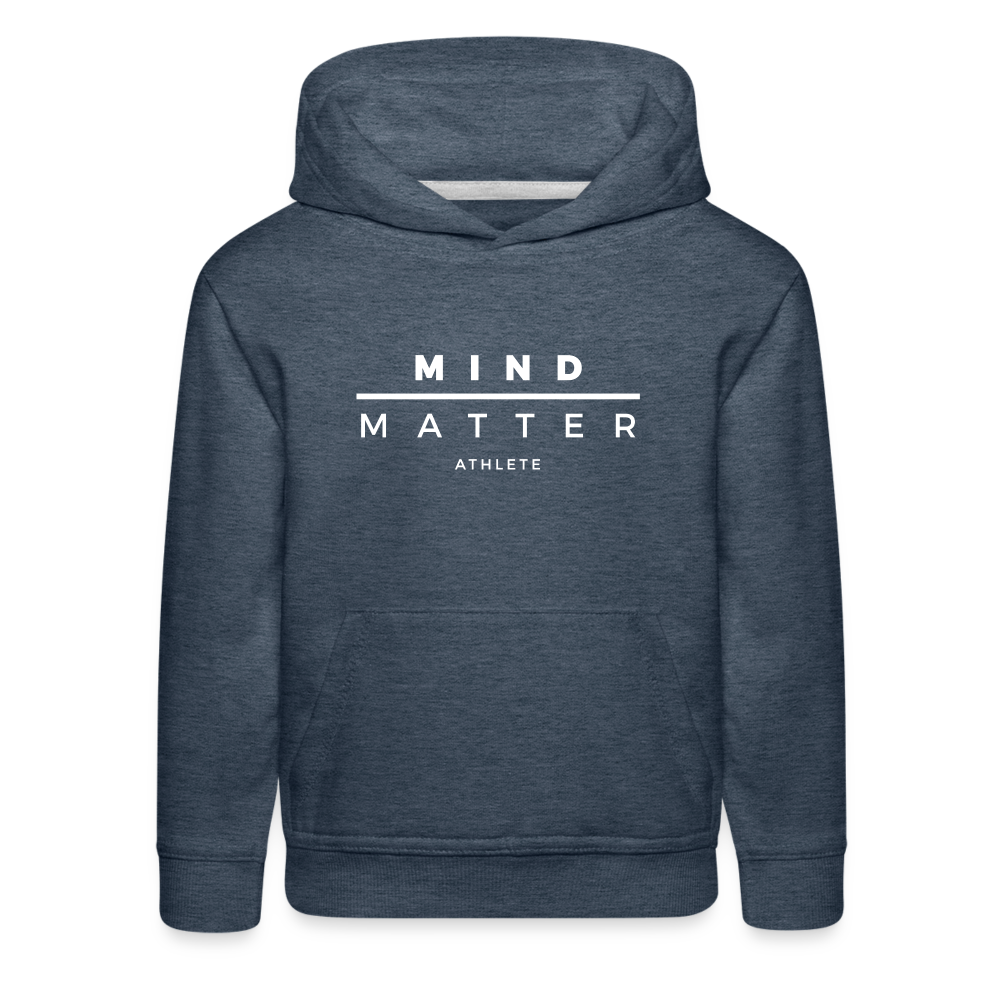 MM Athlete- Kids‘ Premium Hoodie - heather denim