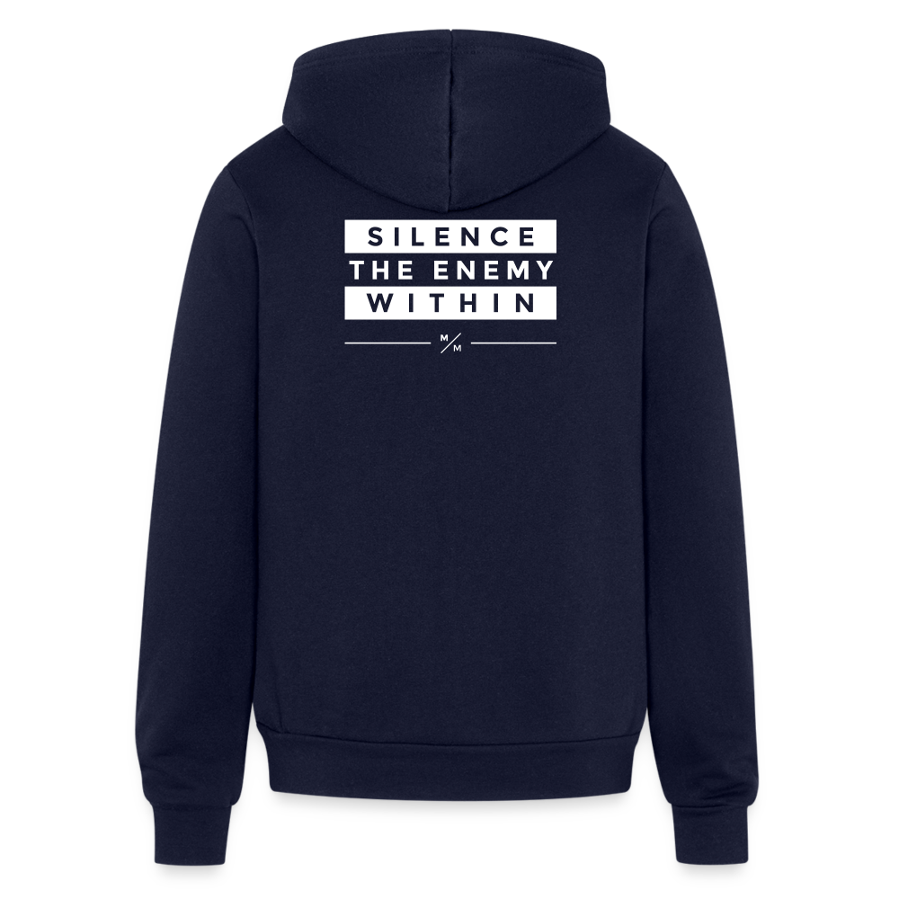 MM Athlete - Bella + Canvas Unisex Full Zip Hoodie - navy