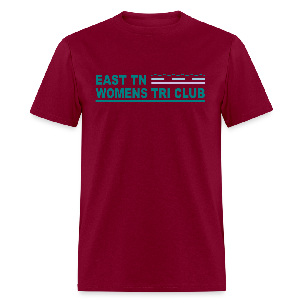 East TN Womens Tri Club- Unisex Classic T-Shirt - burgundy
