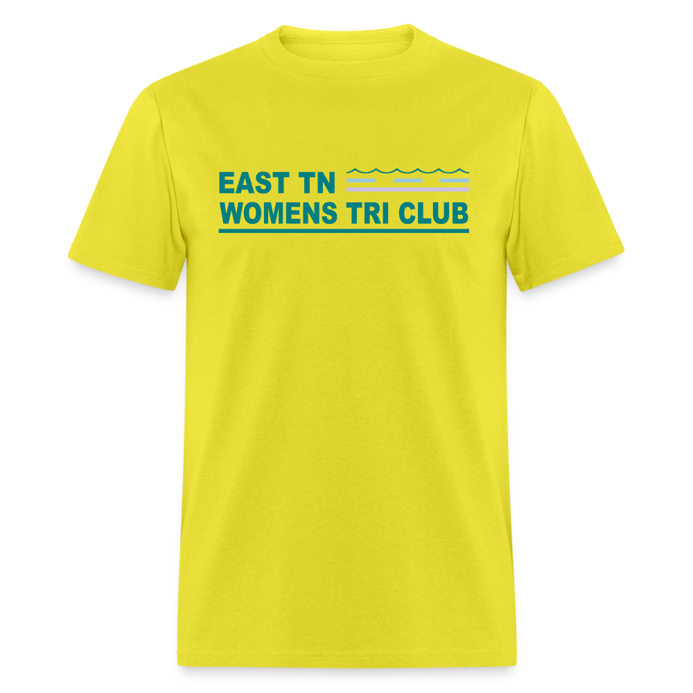 East TN Womens Tri Club- Unisex Classic T-Shirt - yellow