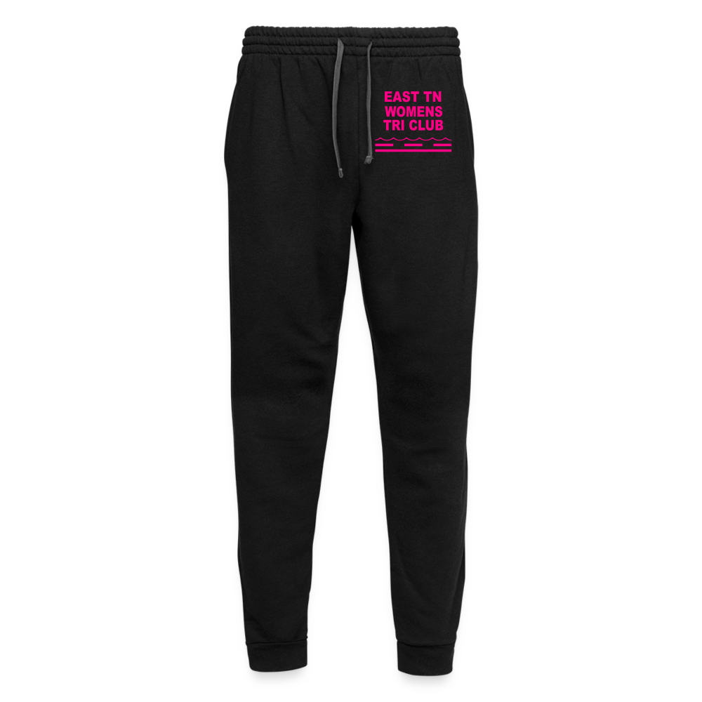 ETN Womens Tri Blub Hot Pink Logo- Unisex Joggers - black/asphalt