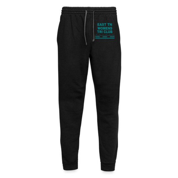 East TN Womens Tri Club Teal Logo- Unisex Joggers - black/asphalt